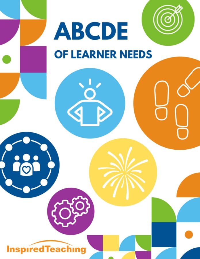ABCDE OF LEARNER NEEDS The 2022-2023 cover of the Making School Worth It toolkit for parents and teachers