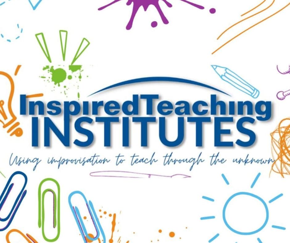 Teachers participating in an interactive professional development activity.