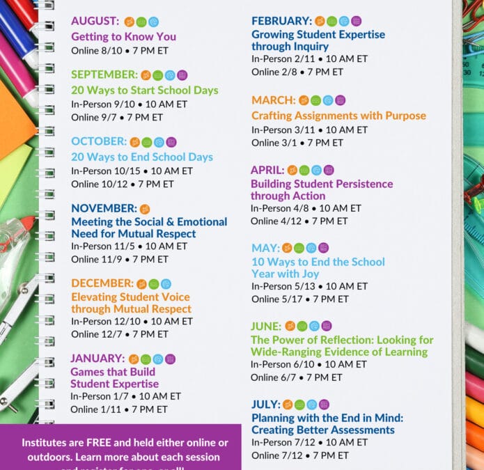 Inspired Teaching Institute ’22-23 Calendar