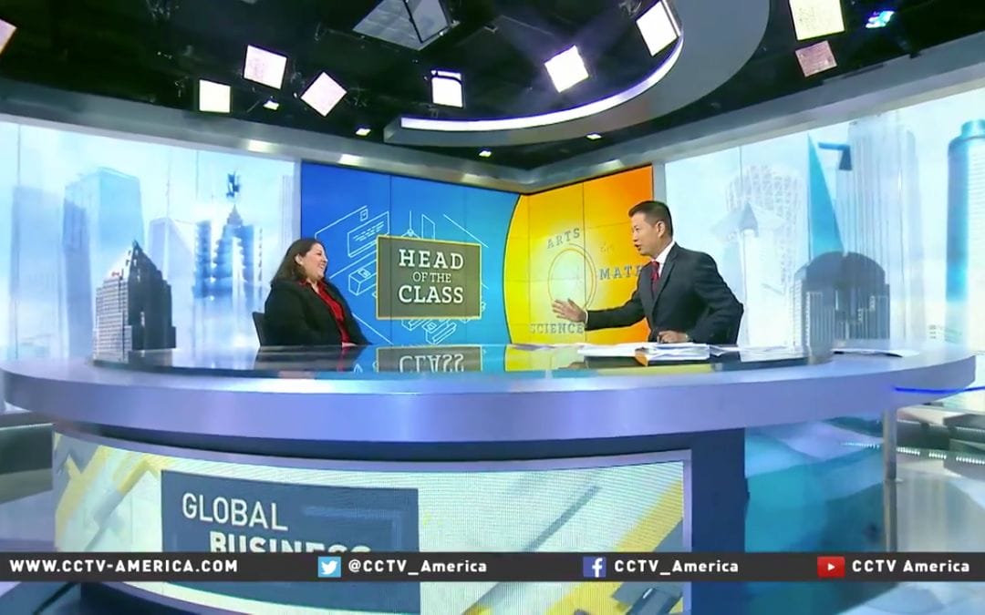 Inspired Teaching’s Jessica Hiltabidel talks STEAM on CCTV America
