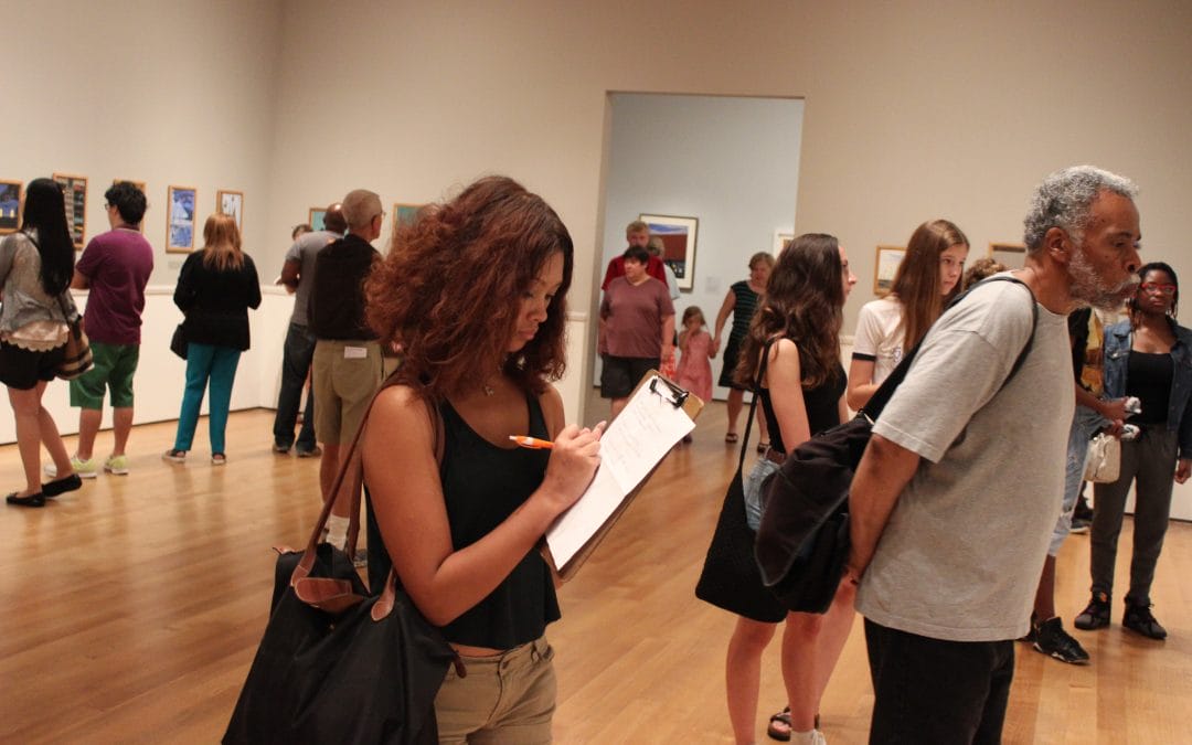 Real World History students visit MOMA to study Jacob Lawrence’s Migration Series